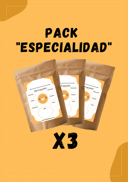 Pack "especialidad”